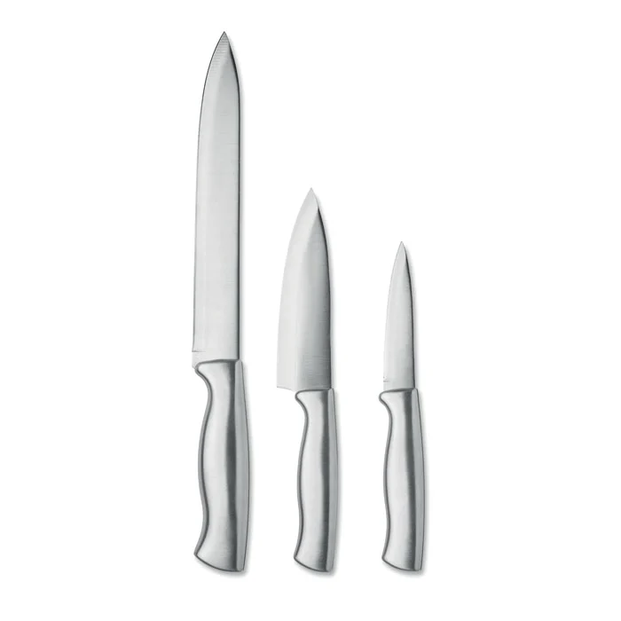 Stainless steel knife set 3pcs