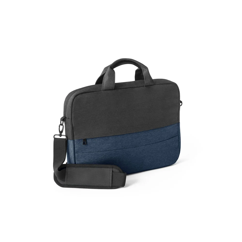 GENOA. Vadderad laptopväska i 600D återvunnen polyester med hög densitet 15"