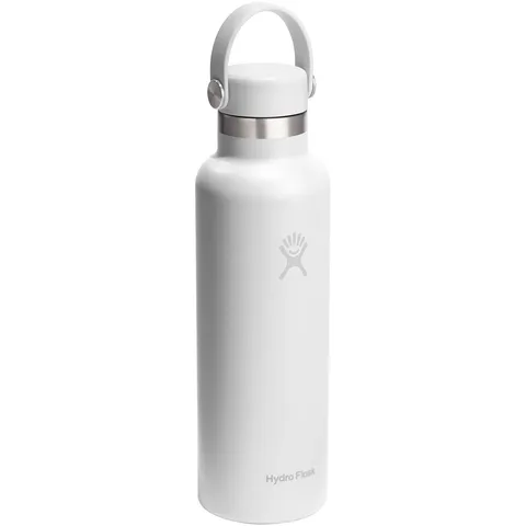Hydro Flask Standard Mouth 621 ml:n vesipullo eristetty ruostumattomasta teräksestä valmistettu