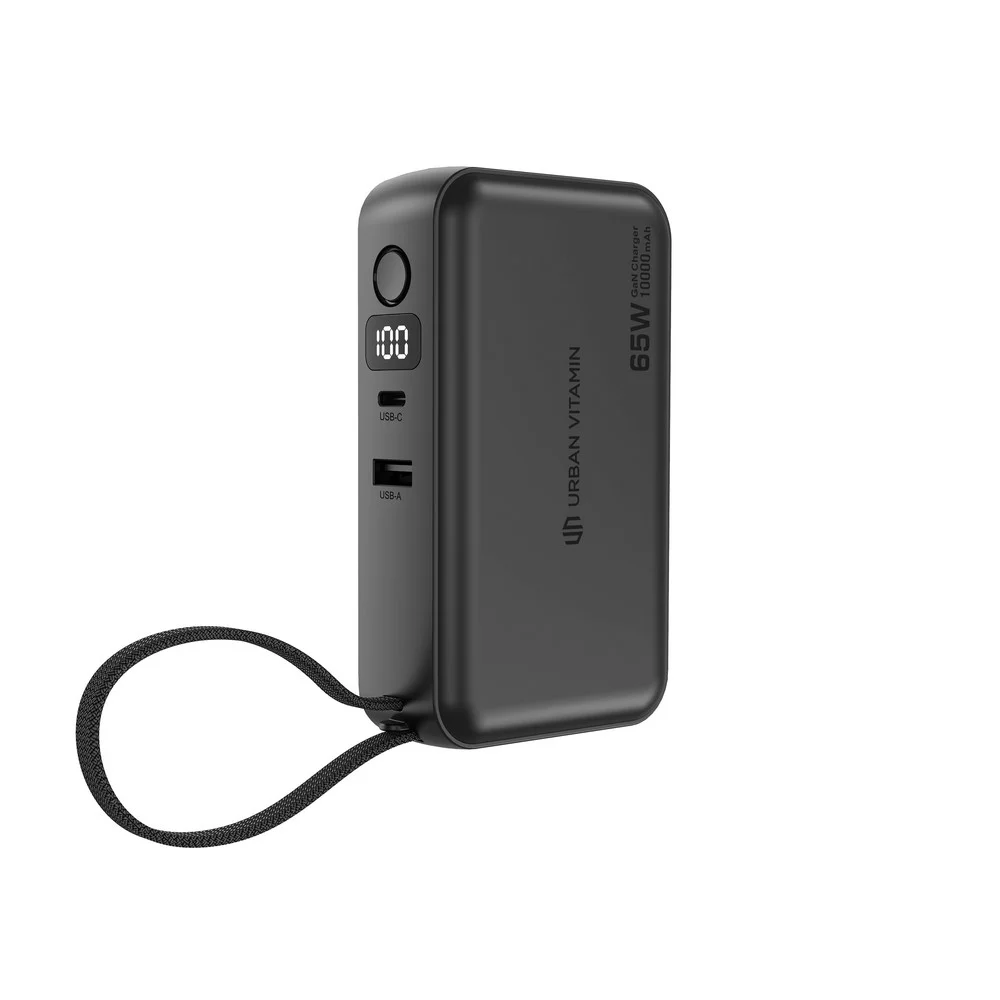 Urban Vitamin Eureka hybrid GAN-laddare och powerbank 10000mAh 65W