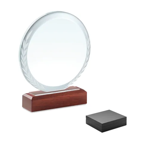 Round award plaque