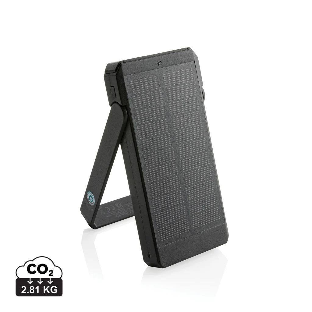 Skywave RCS solcellspowerbank i återvunnen plast 10000 mAh