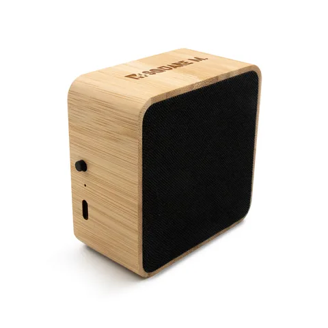 Trådlös högtalare i bambu 3W B'RIGHT med solpanel | Androwe