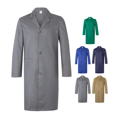 VL DANU. Twill blouse (175g/m²), in cotton (35%) and polyester (65%)