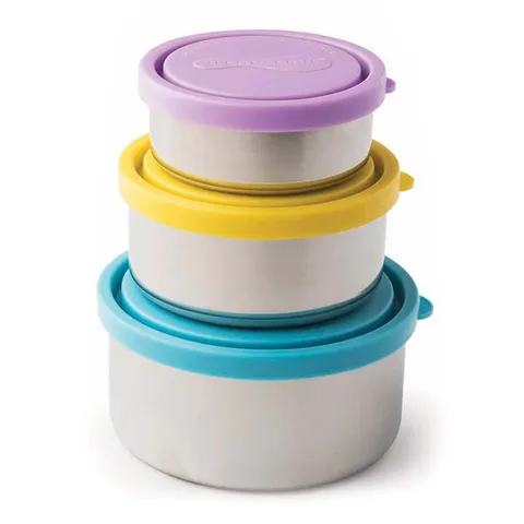 Round Stainless Steel Nesting Trio (Set of 3)