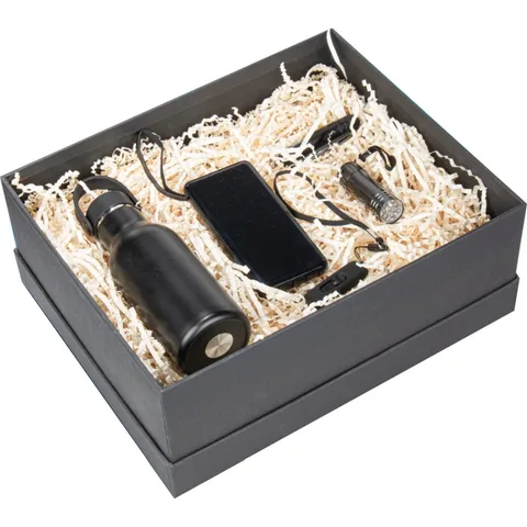 VIP set – thermos bottle, power bank, flashlight, pocket knife, USB flash drive