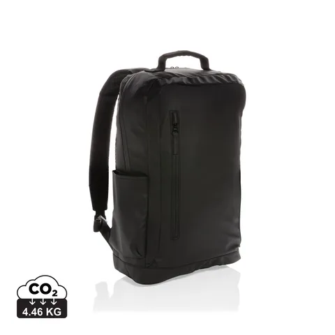 Fashion svart ryggsäck för 15.6" laptop, PVC-fri