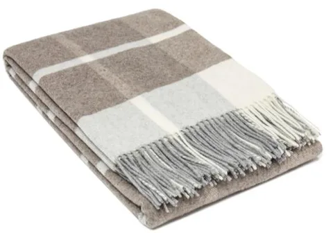 Luxury Wool Blankets (10% Cashmere, 90% Merino Wool), Made in Europe