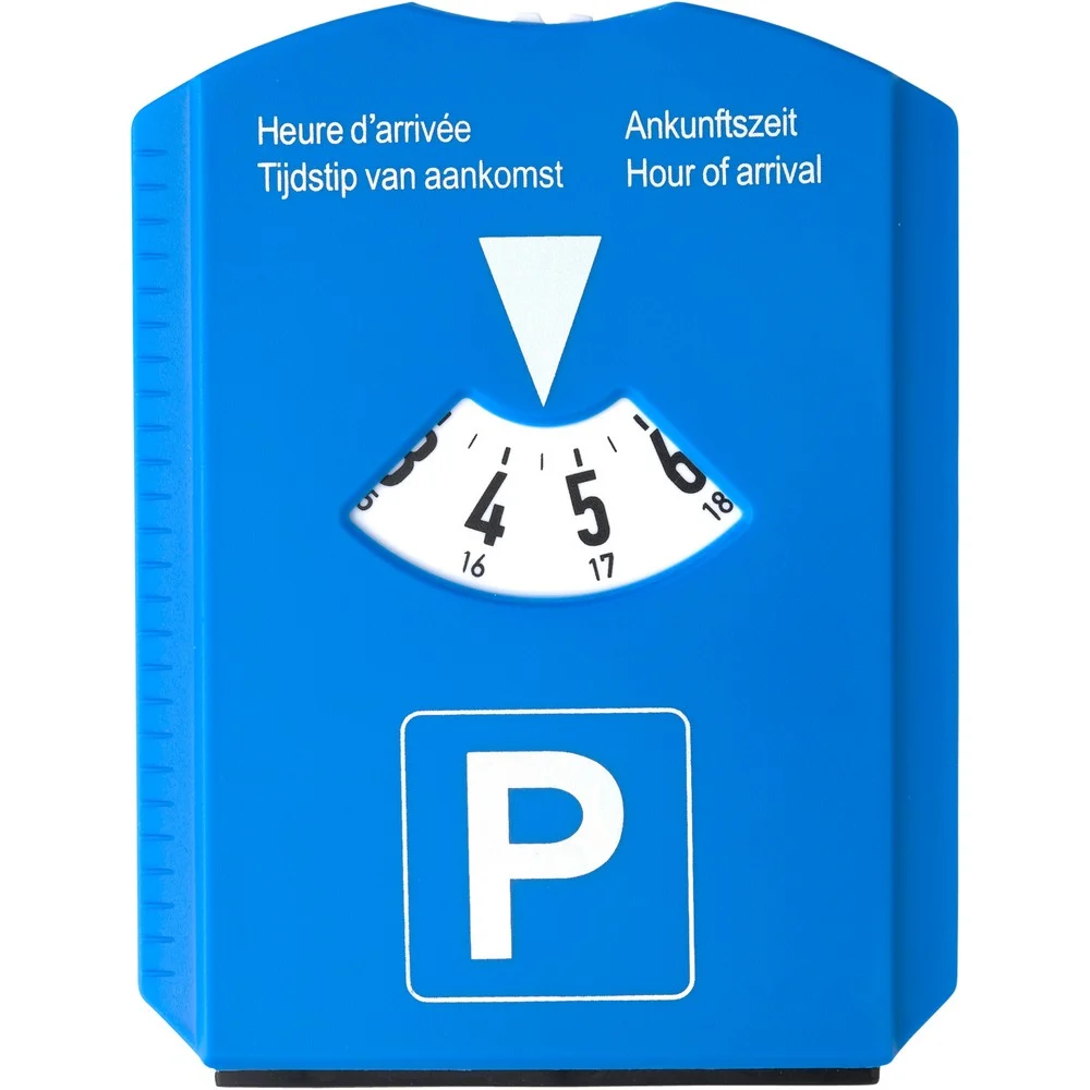 P-skiva och isskrapa med polletter
