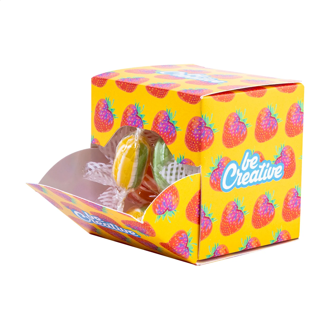 Erikujundusega kommikarp CreaCandy Cube