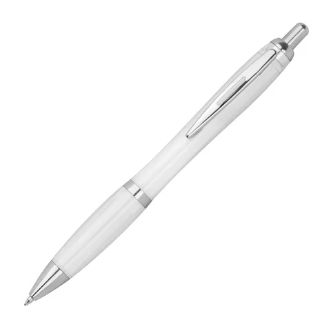 rPET Plastic transparent ballpen ALKEN