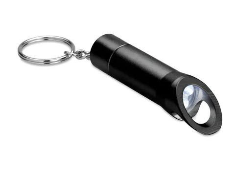 Metal torch key ring
