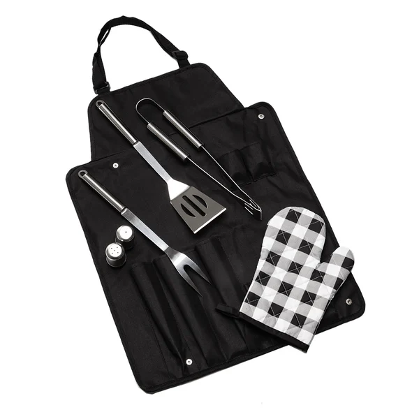 Steakout BBQ-set med förkläde