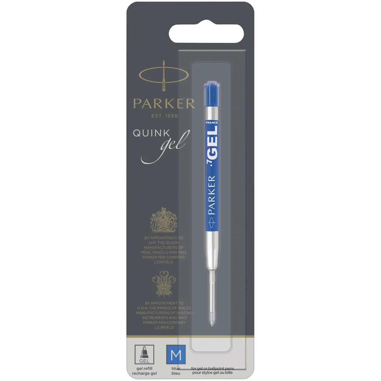 Parker Gel kulspetspenna refill (blått bläck)