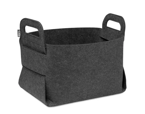 Foldable RPET felt basket