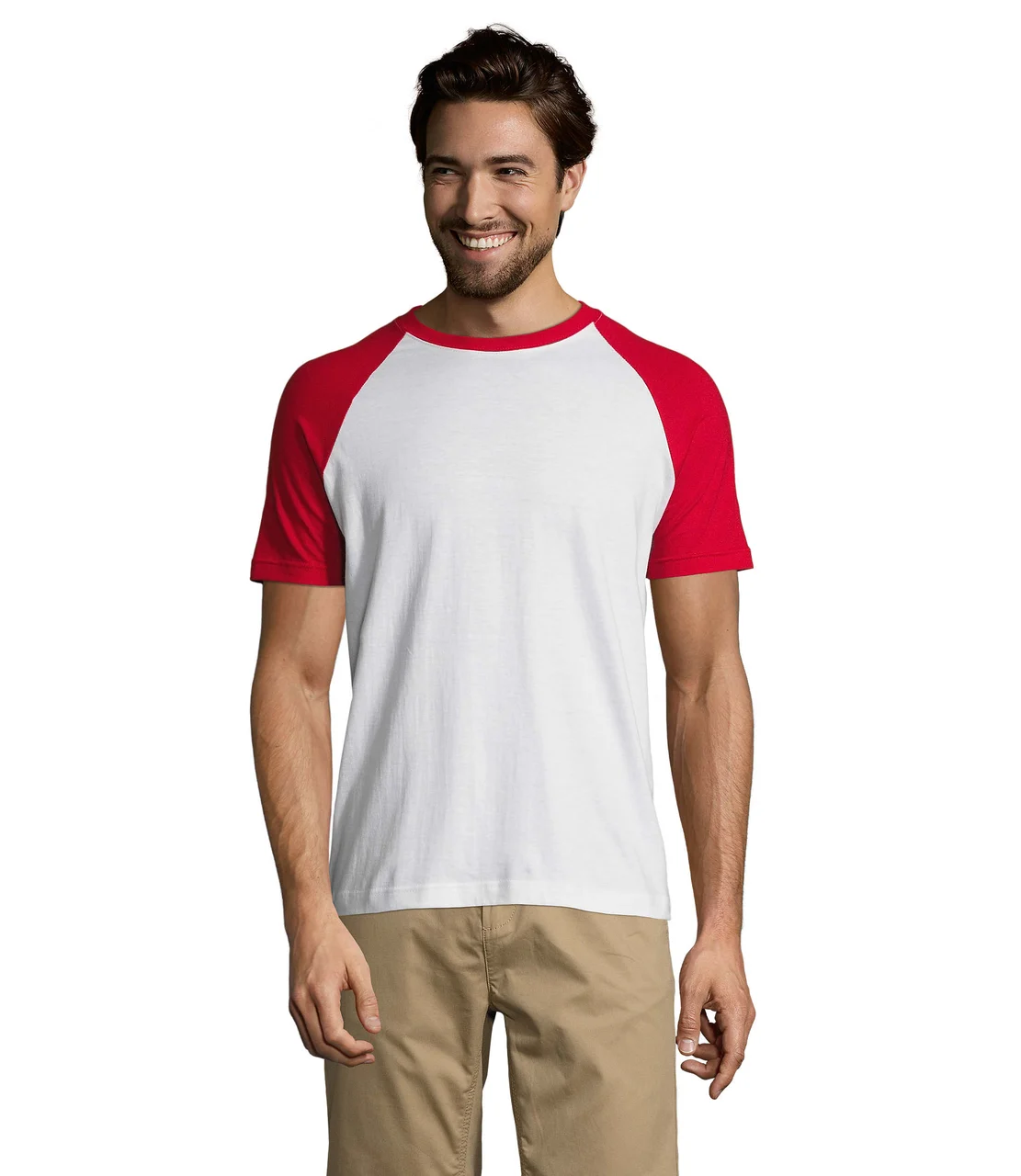 FUNKY tvåfärgad t-shirt för herr