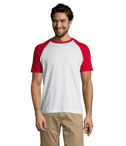 FUNKY tvåfärgad t-shirt för herr