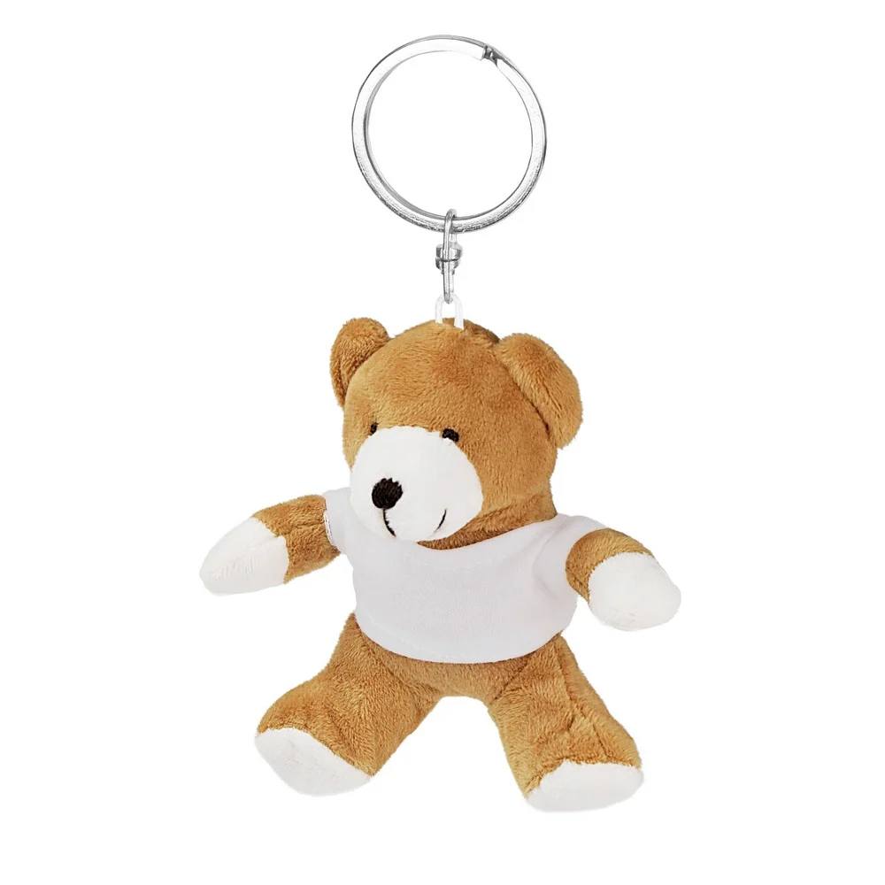 Teddybjörn i plysch, nyckelring | Larry Honey