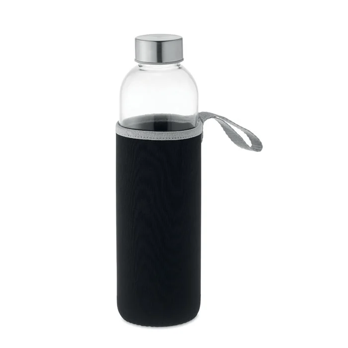 Glasflaska i fodral 750 ml