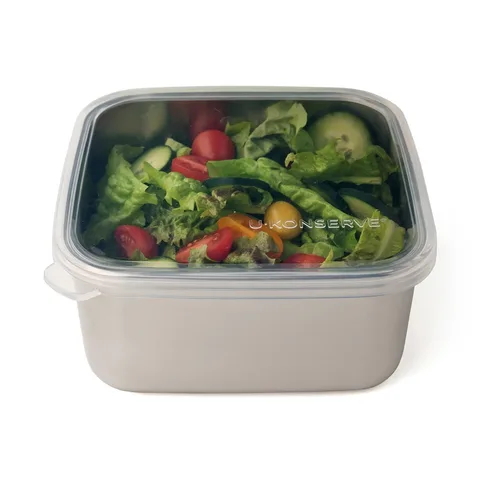 Square Stainless Steel To-Go Container with Silicone Lid (3 Size Options)