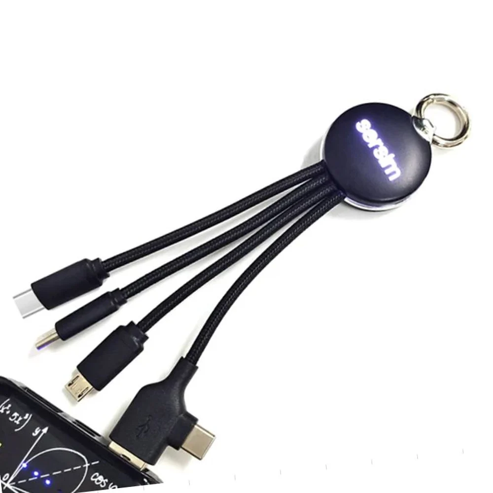 4w1 cable with illuminated logo RXD-368