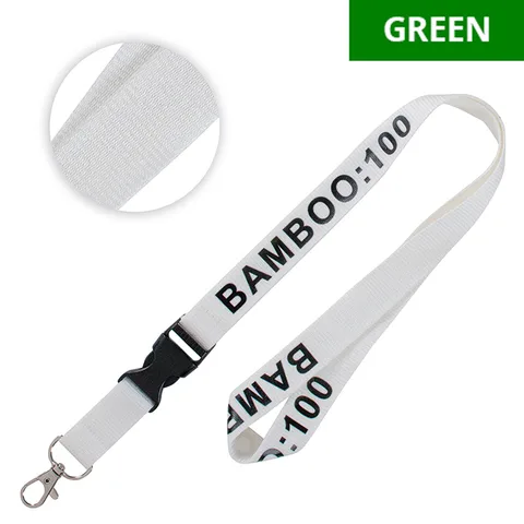 Bamboo lanyard with buckle