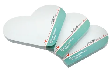 Shaped adhesive note pads