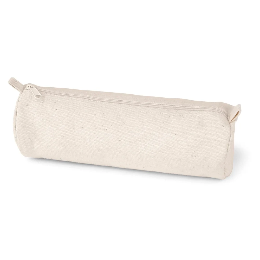 SCHOOLI. Pennfodral i 100% bomullkanvas (290 g/m²), med en cylindrisk utformning