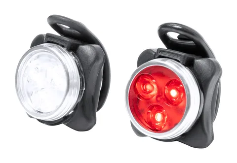 Bilux rechargeable bicycle light set