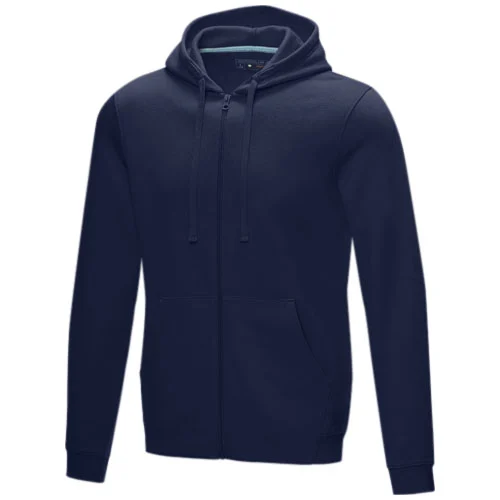 Ruby herrhoodie med hel dragkedja ekologisk