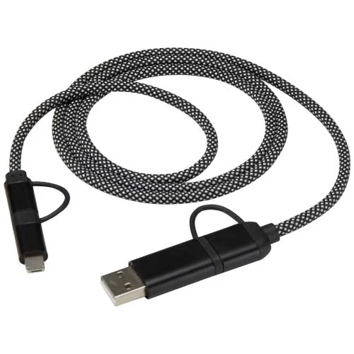 SMART 65 W 100 cm magnetisk 4-i-1-laddningskabel i RCS-återvunna material