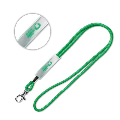 Ümar kaelapael PVC-st logodetailiga