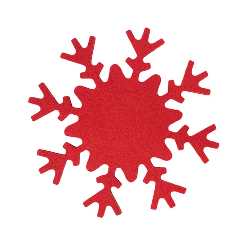 Snowflake muggunderlägg i filt