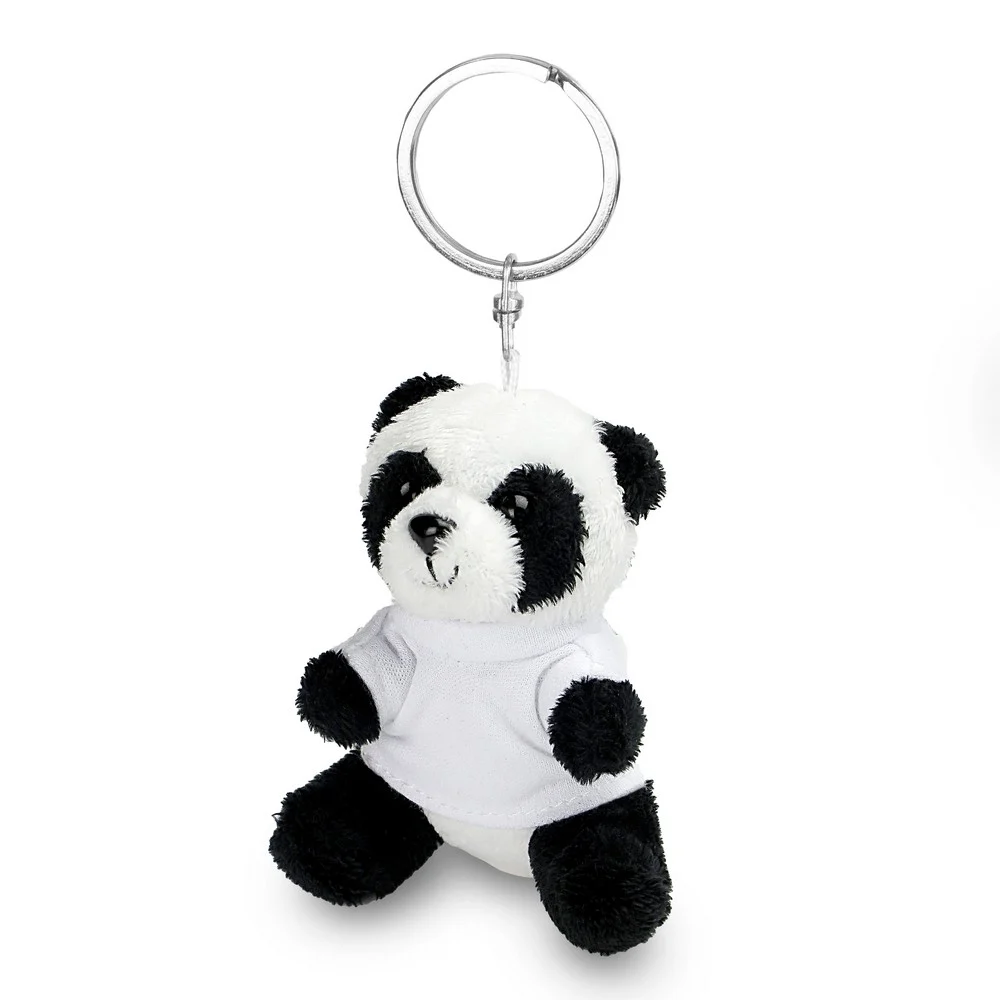 Plyschpanda med nyckelring Bea