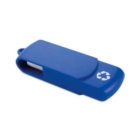 Drehbarer USB-Stick 1-32 GB mit Recyclinglogo
