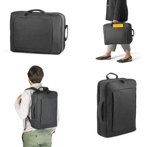 ALEXANDRIA. 15'6" 2 in 1 Laptop backpack in 600D polyester