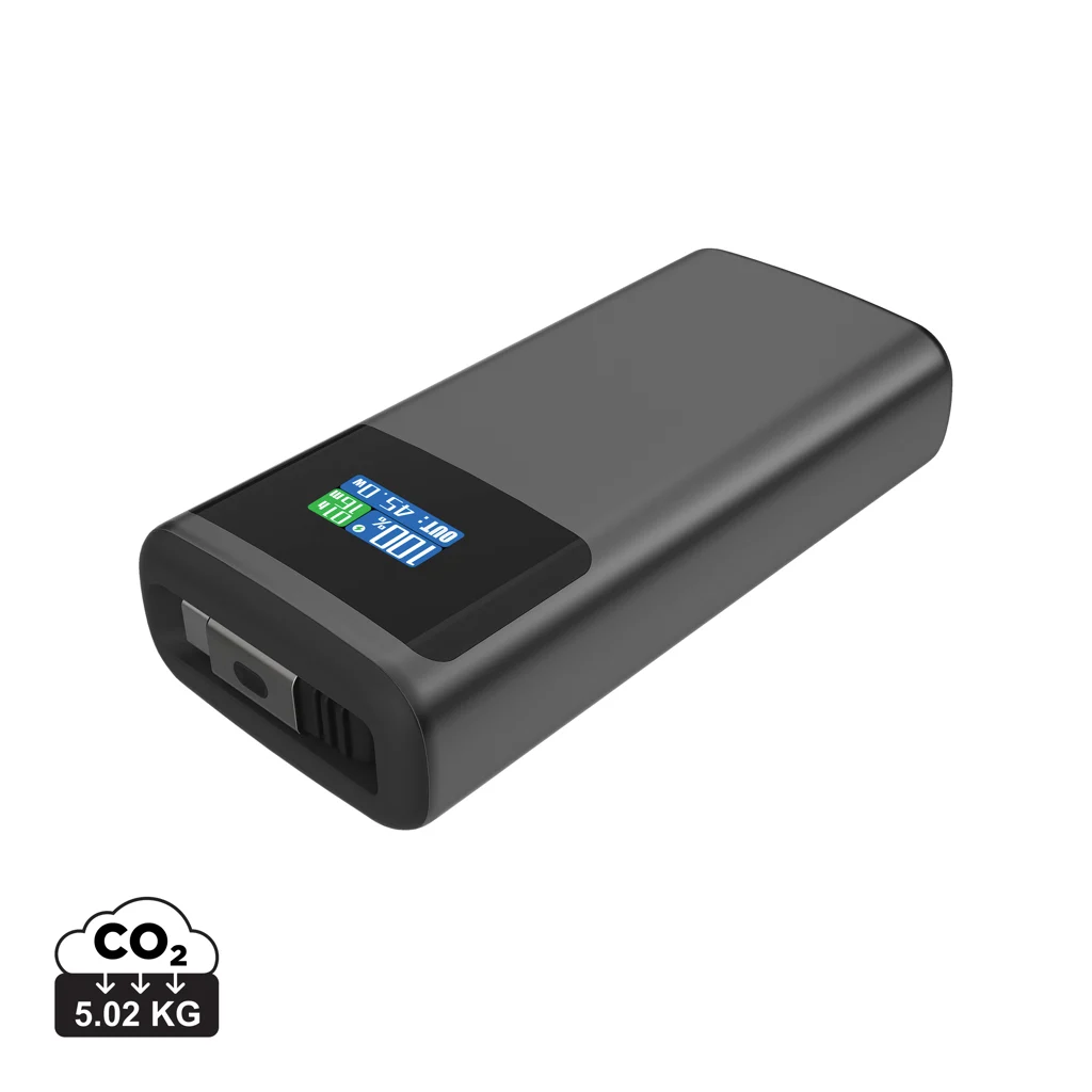Quantum RCS ultrasnabb PD45W powerbank 10.000mAh med skärm