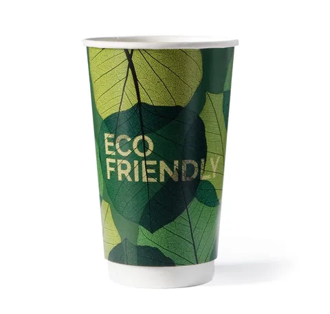 Biodegradable thermal wall paper cup 400 ml / 16 oz