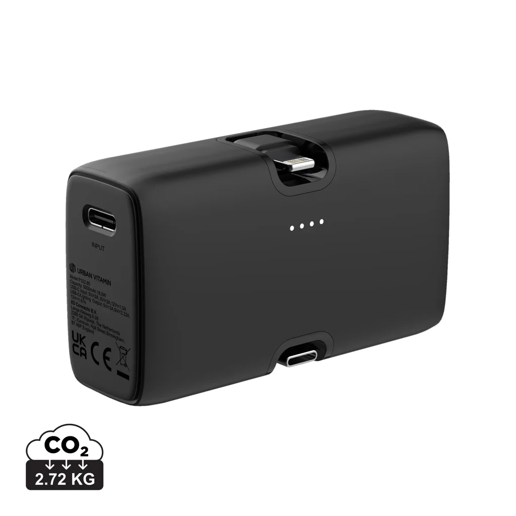 Urban Vitamin Los Angeles RCS-powerbank i återvunnen plast med 20W PD