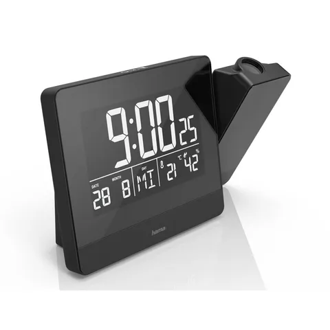 Bordsklocka med alarm och projektor Hama Plus Charge
