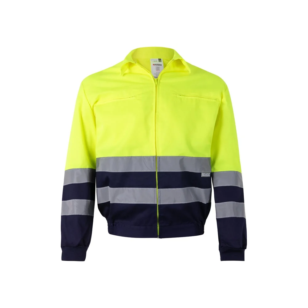 VL NEPTUNE. Tvåfärgad twilljacka (210g/m²) i polyester (80%) och bomull (20%)