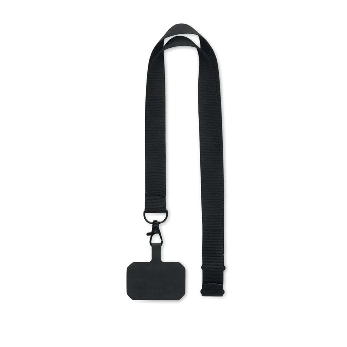 Logoband med telefonhållare