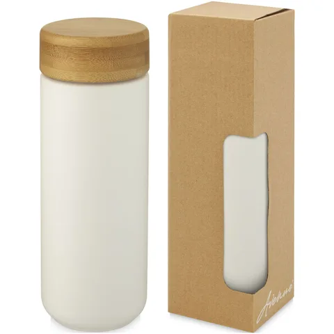 Keraamiline termostops Lumi 300 ml, bambuskaanega