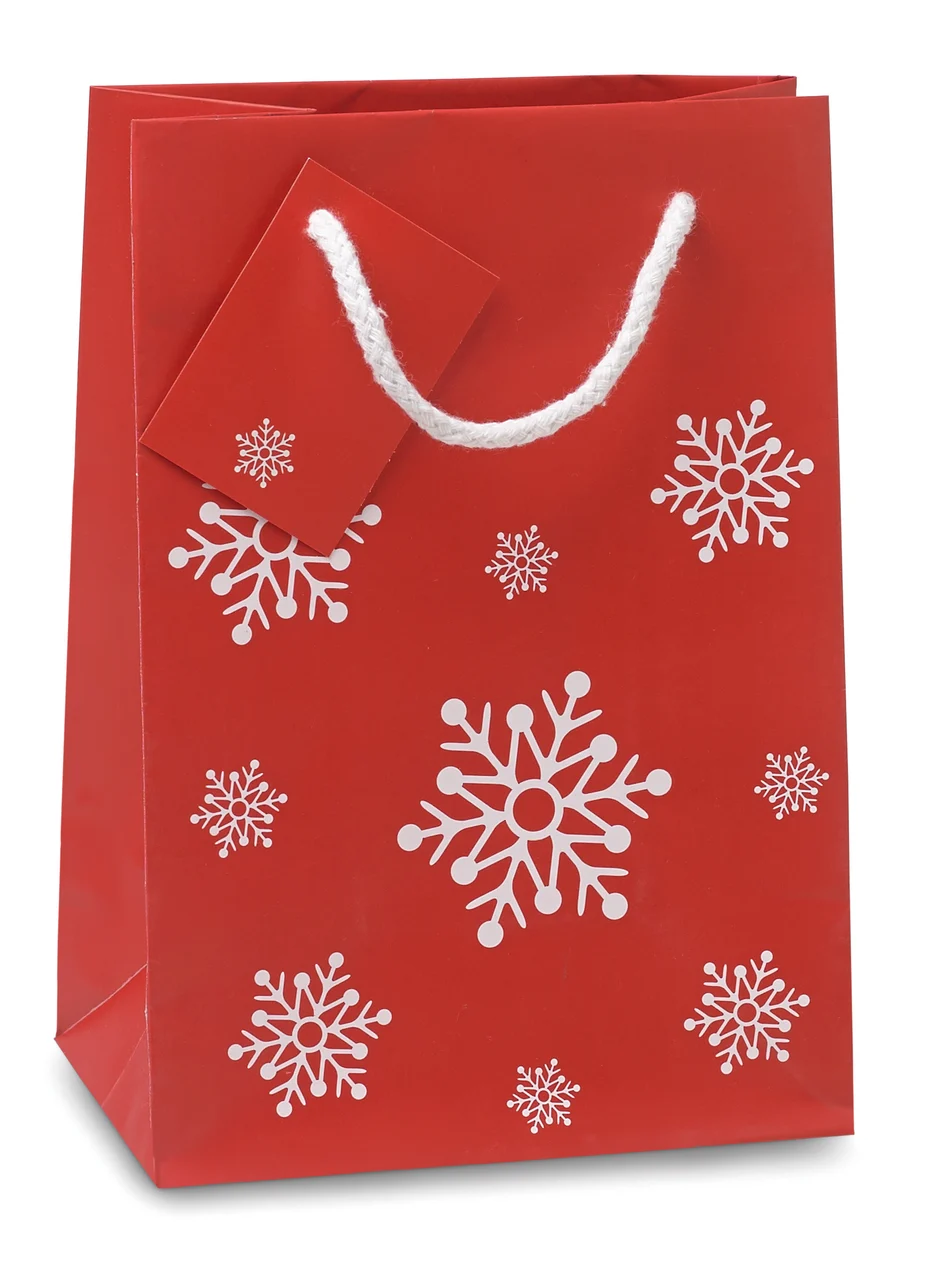 Liten presentpåse i papper