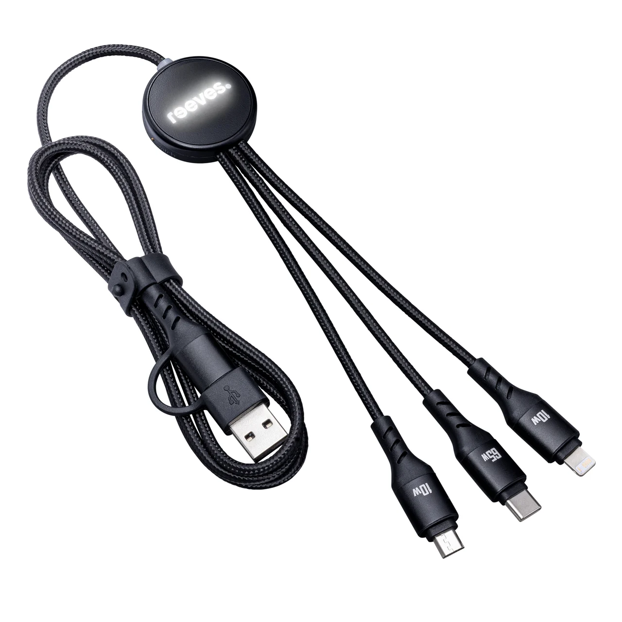 6-in-1 Ladekabel mit Beleuchtung