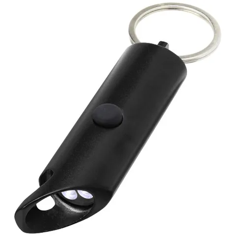 Flare RCS IPX-LED-Leuchte und Flaschenöffner aus recyceltem Aluminium mit Schlüsselanhänger