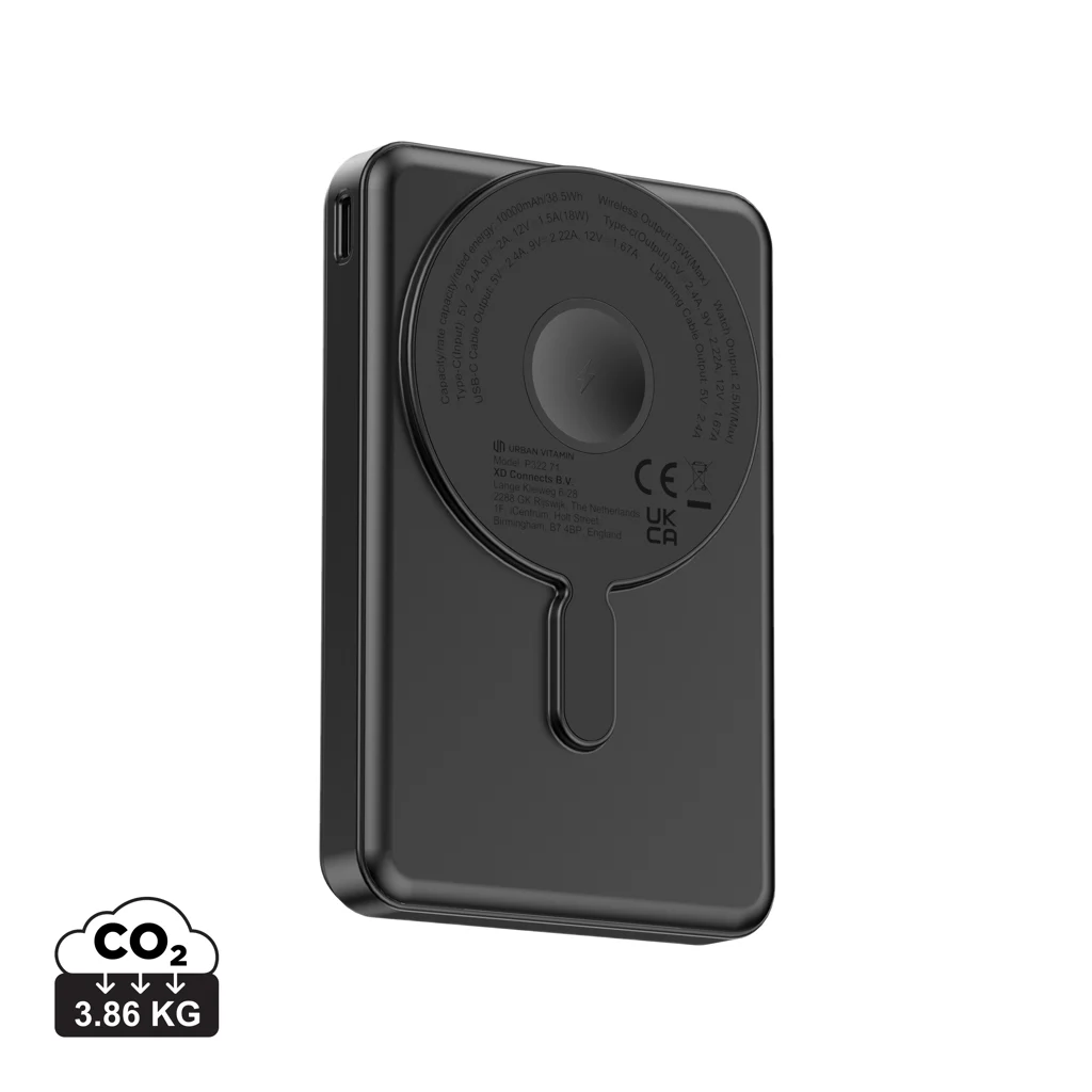 Urban Vitamin Delano 5-i-1 magnetisk powerbank 10,000mah 20WPD