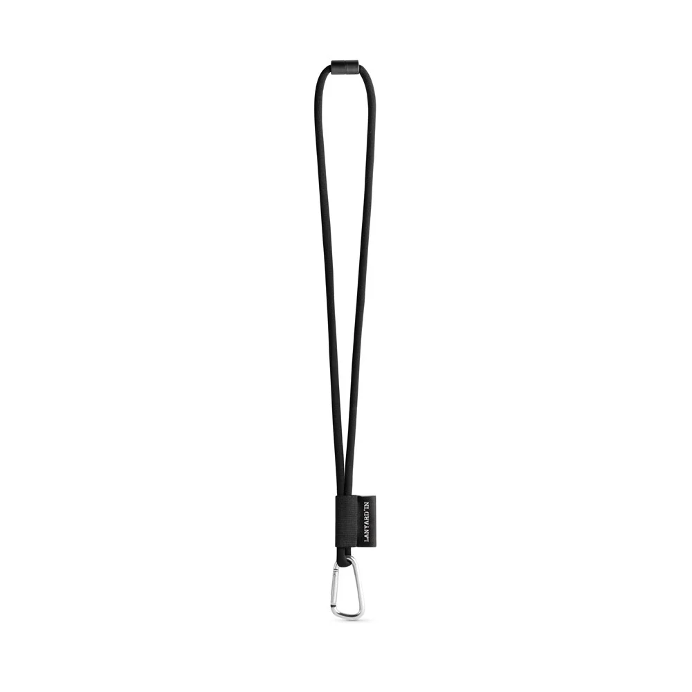 75089. SET Lanyard TUBE Long (Ø 7 mm) med 55 mm D-formad karbinhake och Ø 7 mm säkerhetsspänne
