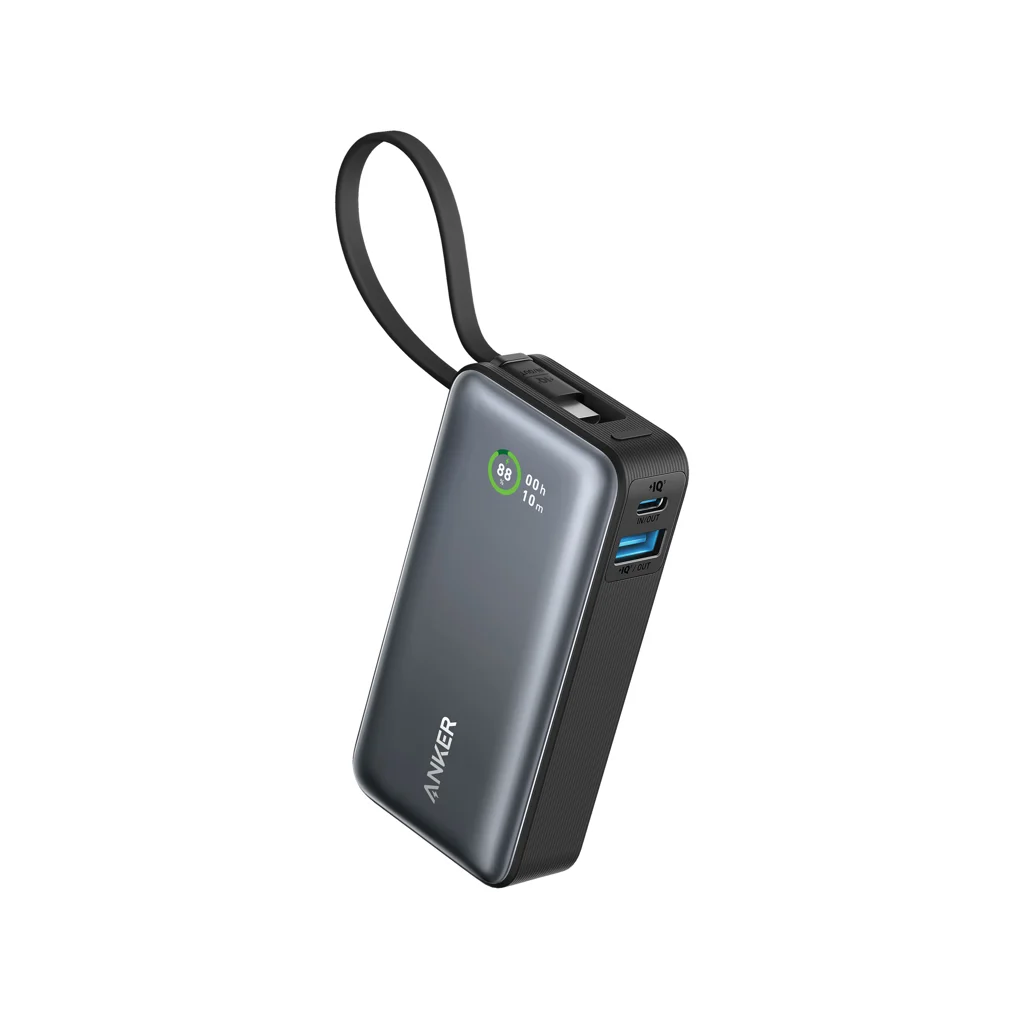 Anker Nano akupank 30W integreeritud USB-C kaabliga