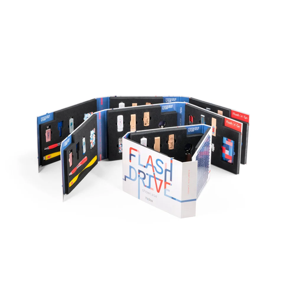 FLASH DRIVE SHOWCASE. Präsentationsmappe für personalisierte USB-Sticks